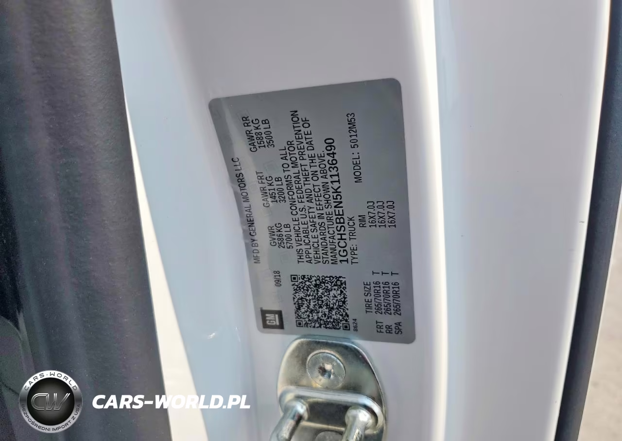 2019 Chevrolet Colorado VIN:1GCHSBEN5K1136490 - 12