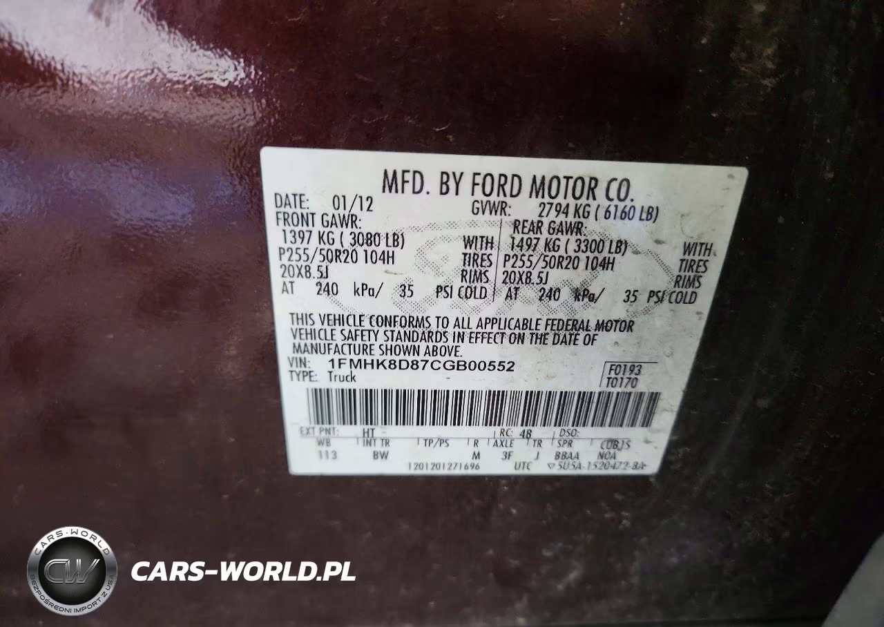 2012 Ford Explorer Xlt VIN:1FMHK8D87CGB00552 - 13