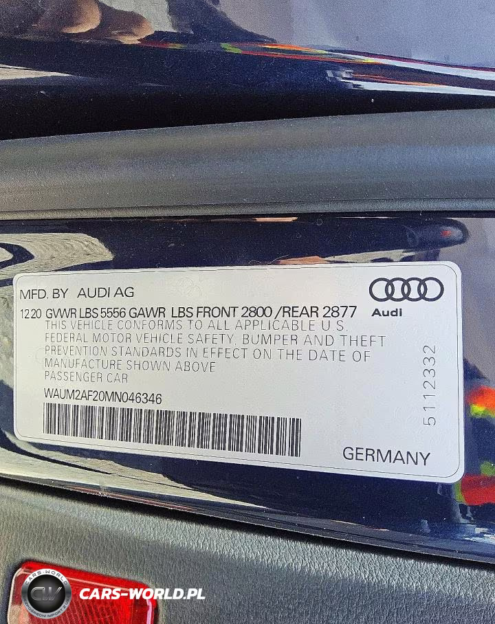 2021 Audi A6 Prestige VIN:WAUM2AF20MN046346 - 12