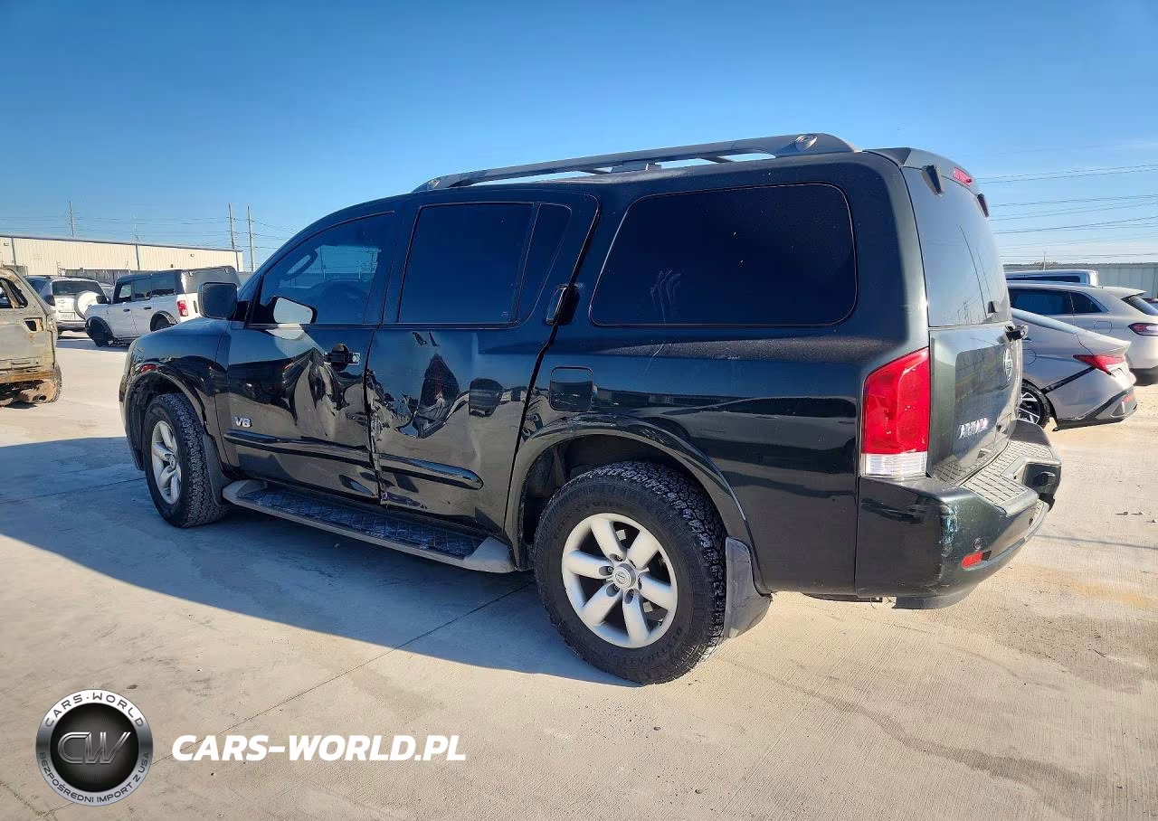 2008 Nissan Armada Se Ffv VIN:5N1BA08D98N626248 - 2