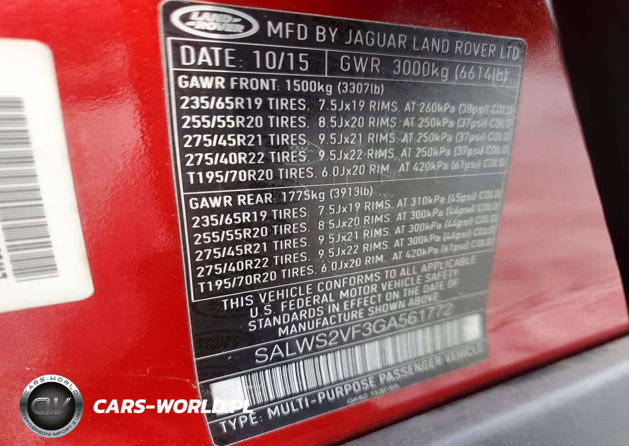 2016 Land Rover Range Rover Sport Hst VIN:SALWS2VF3GA561772 - 14