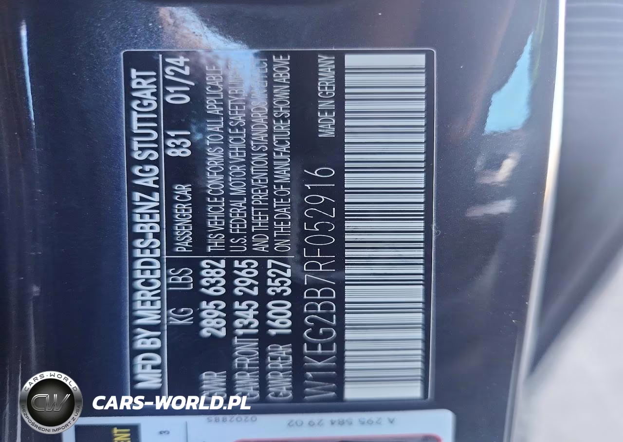 2024 Mercedes-Benz Eqe Sedan 350+ VIN:W1KEG2BB7RF052916 - 12
