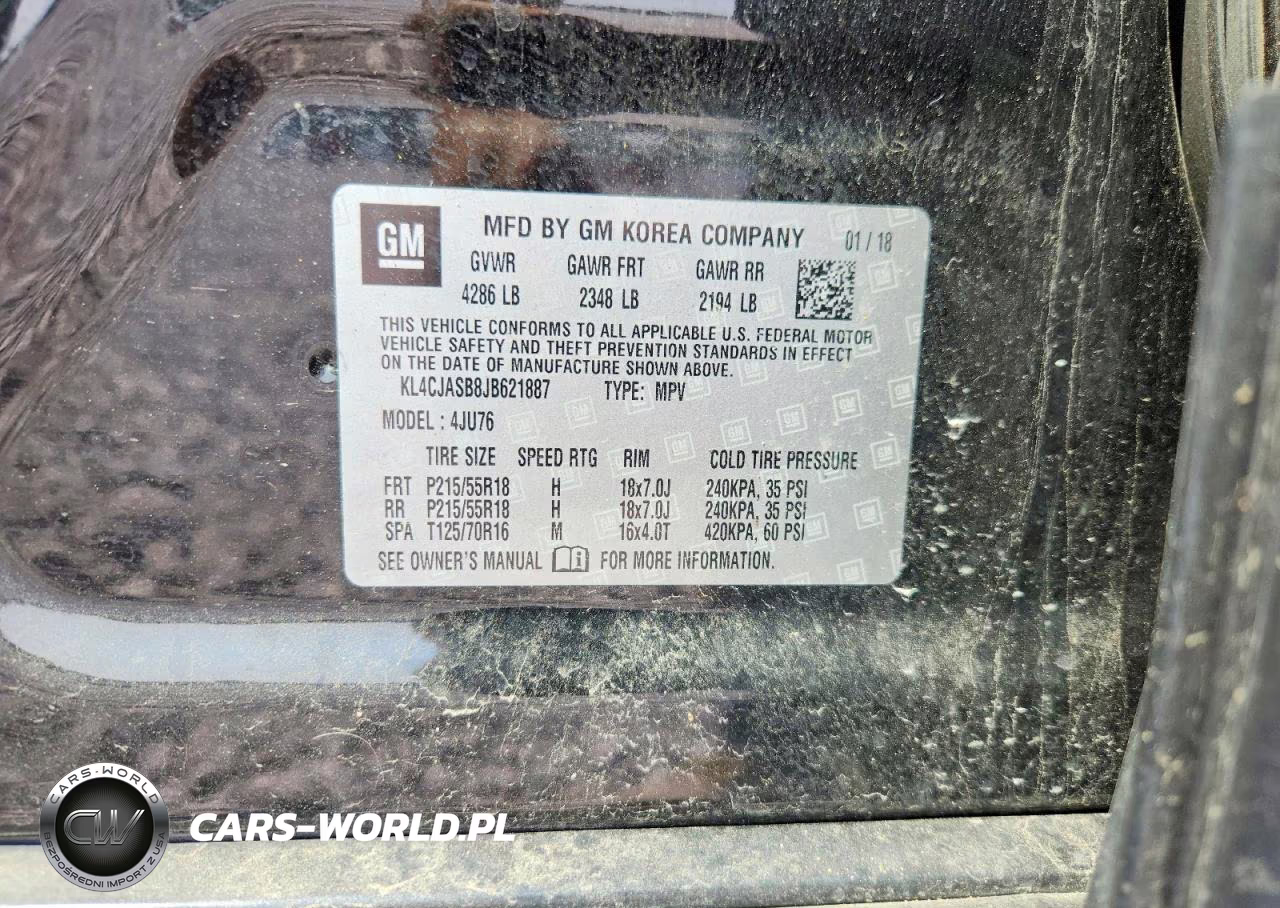 2018 Buick Encore Preferred VIN:KL4CJASB8JB621887 - 13