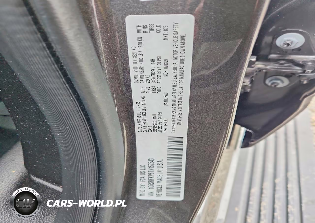 2026 Ram 1500 Tungsten VIN:1C6SRFKP6TN157543 - 12