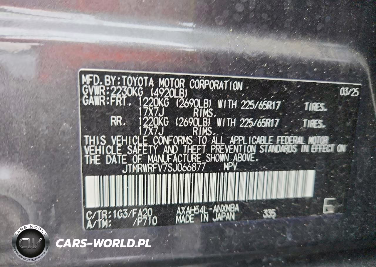 2025 Toyota Rav4 Hybrid Xle VIN:JTMRWRFV7SJ066877 - 13