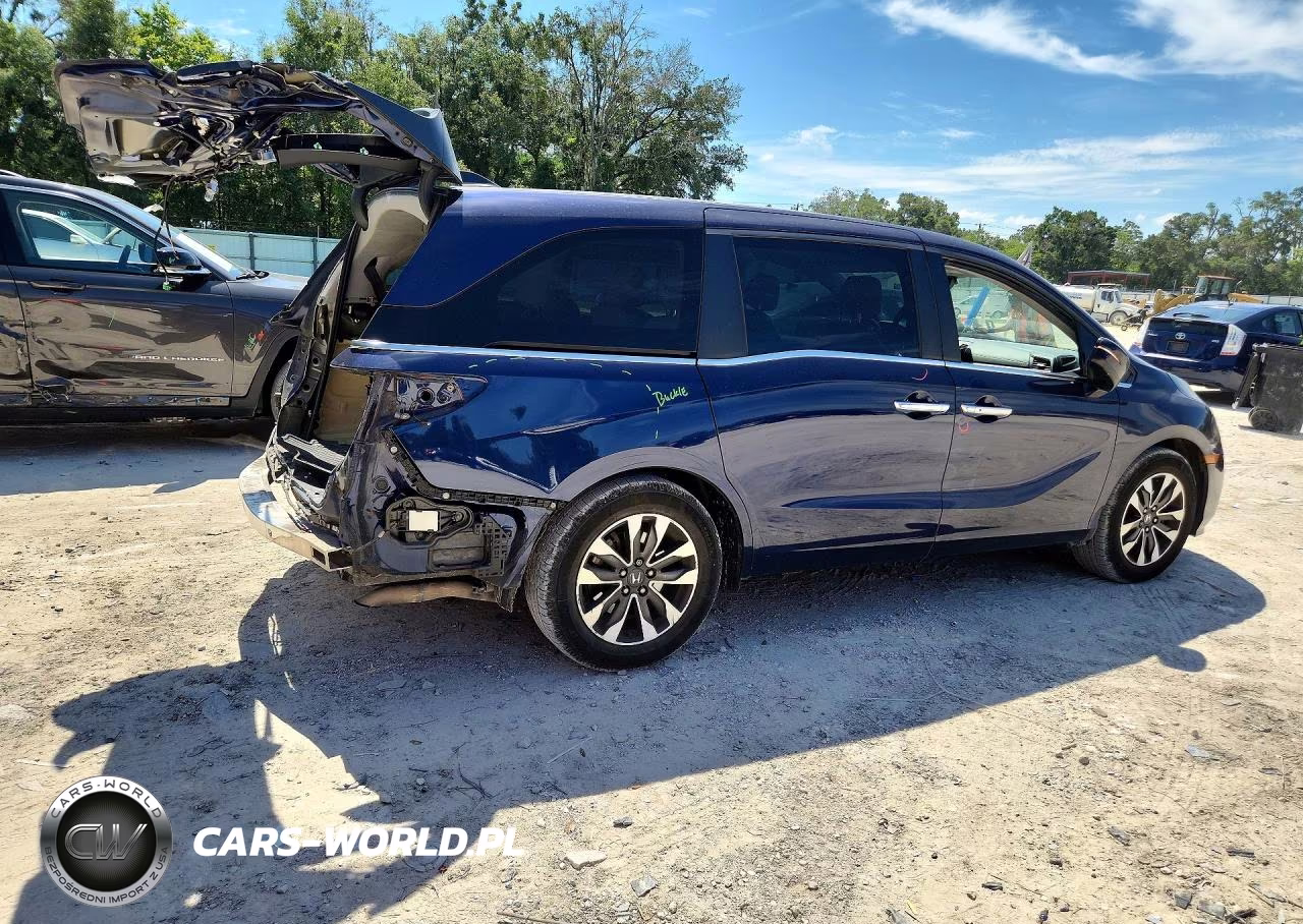 2022 Honda Odyssey Exl VIN:5FNRL6H74NB062691 - 3