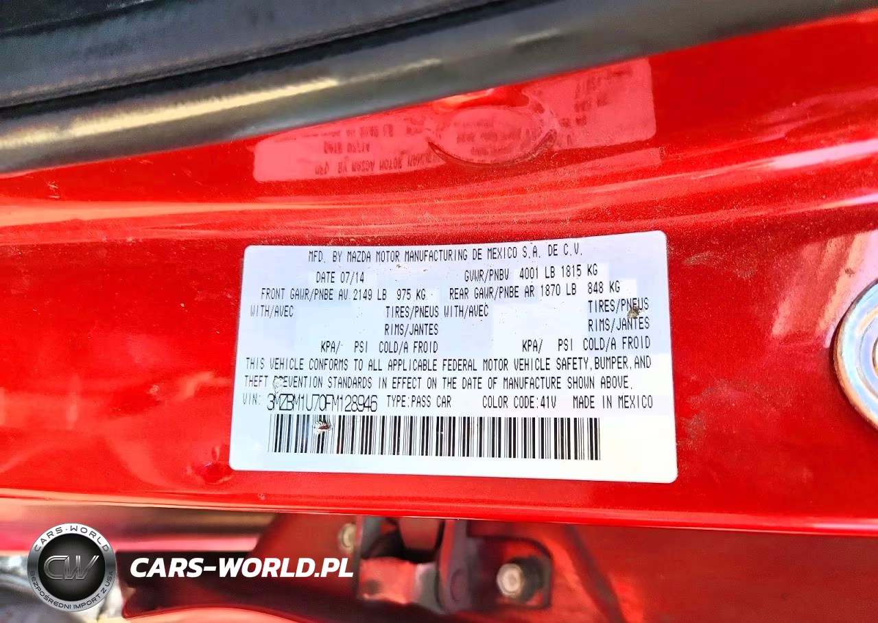 2015 Mazda 3 Sport VIN:3MZBM1U70FM128946 - 12