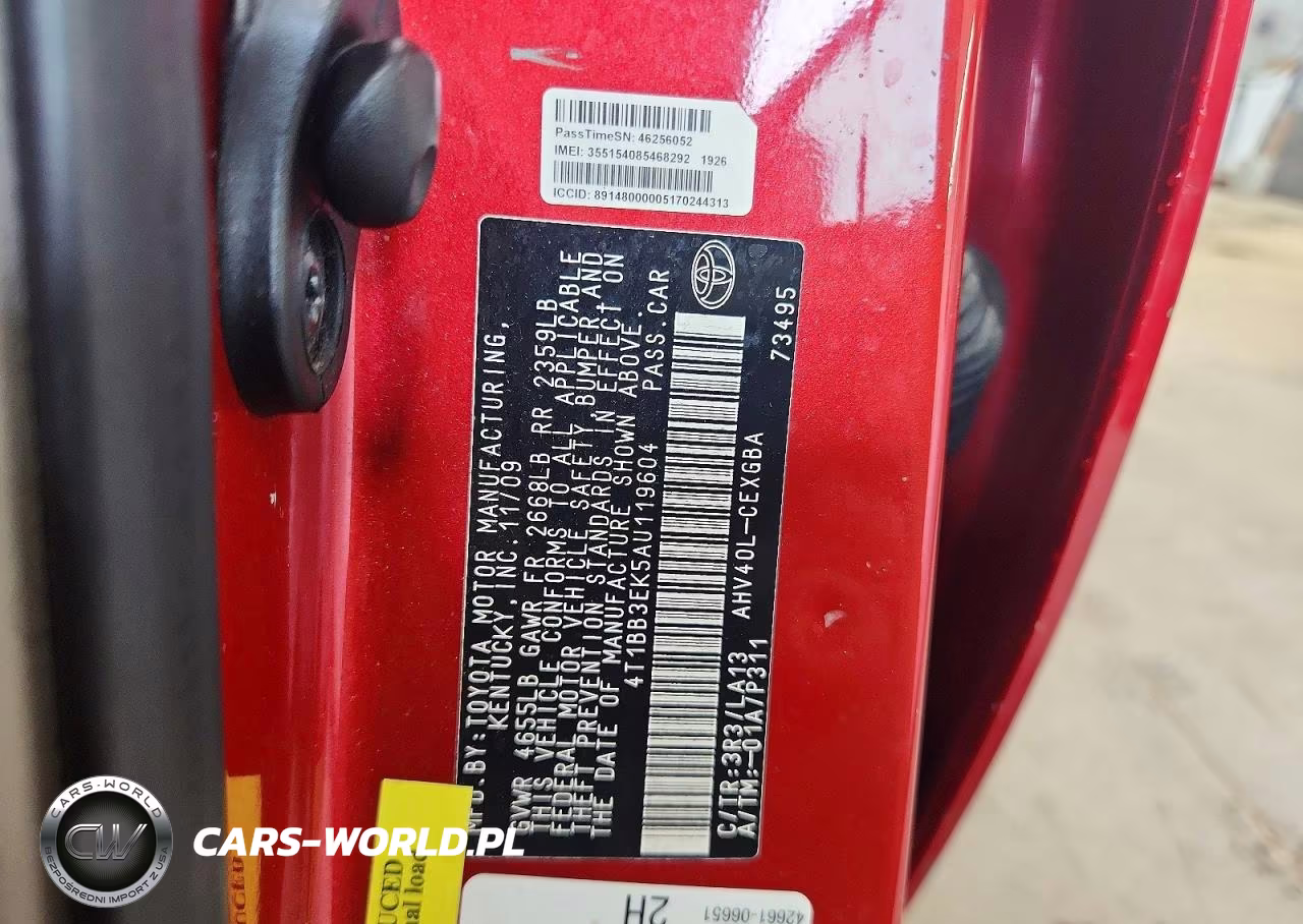 2010 Toyota Camry Hybrid VIN:4T1BB3EK5AU119604 - 13