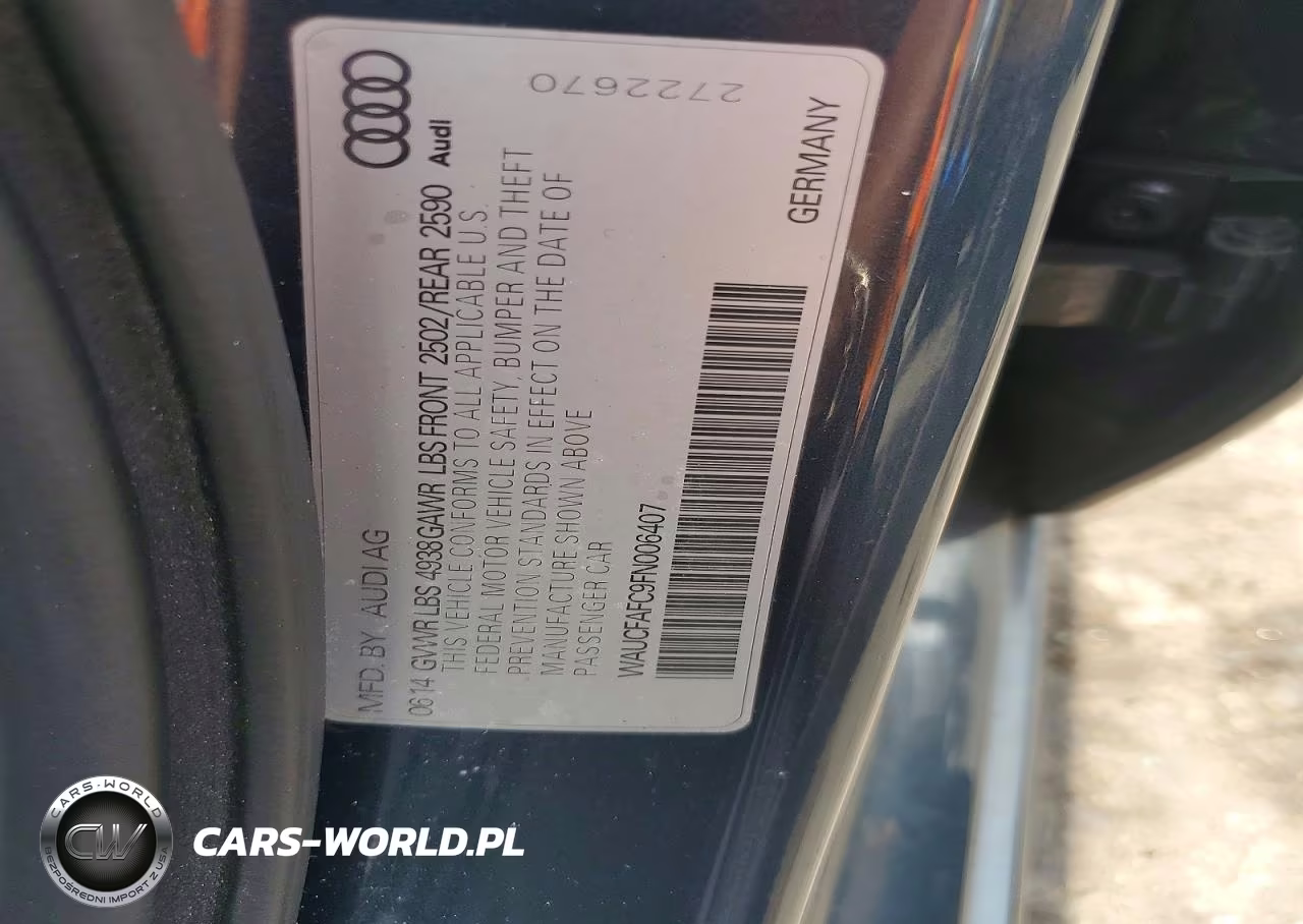 2015 Audi A6 Premium VIN:WAUCFAFC9FN006407 - 12