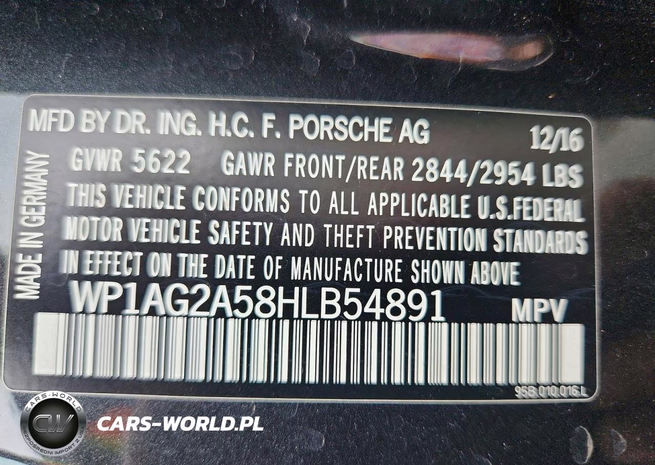 2017 Porsche Macan Gts VIN:WP1AG2A58HLB54891 - 14