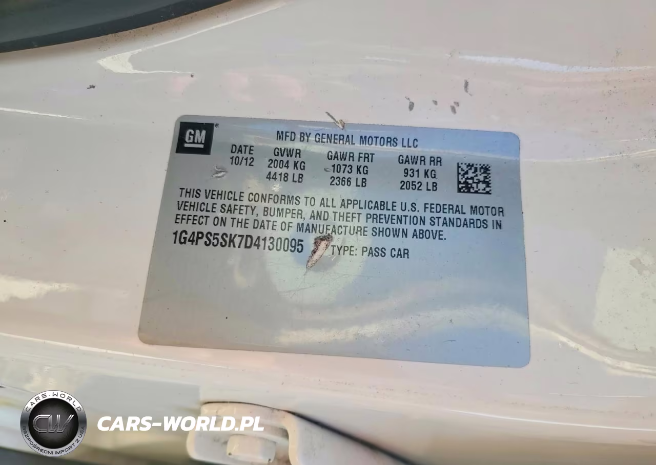 2013 Buick Verano VIN:1G4PS5SK7D4130095 - 12
