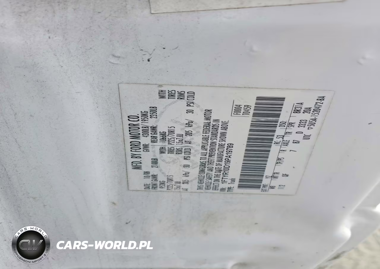 2009 Ford Ranger VIN:1FTYR10D19PA19789 - 12