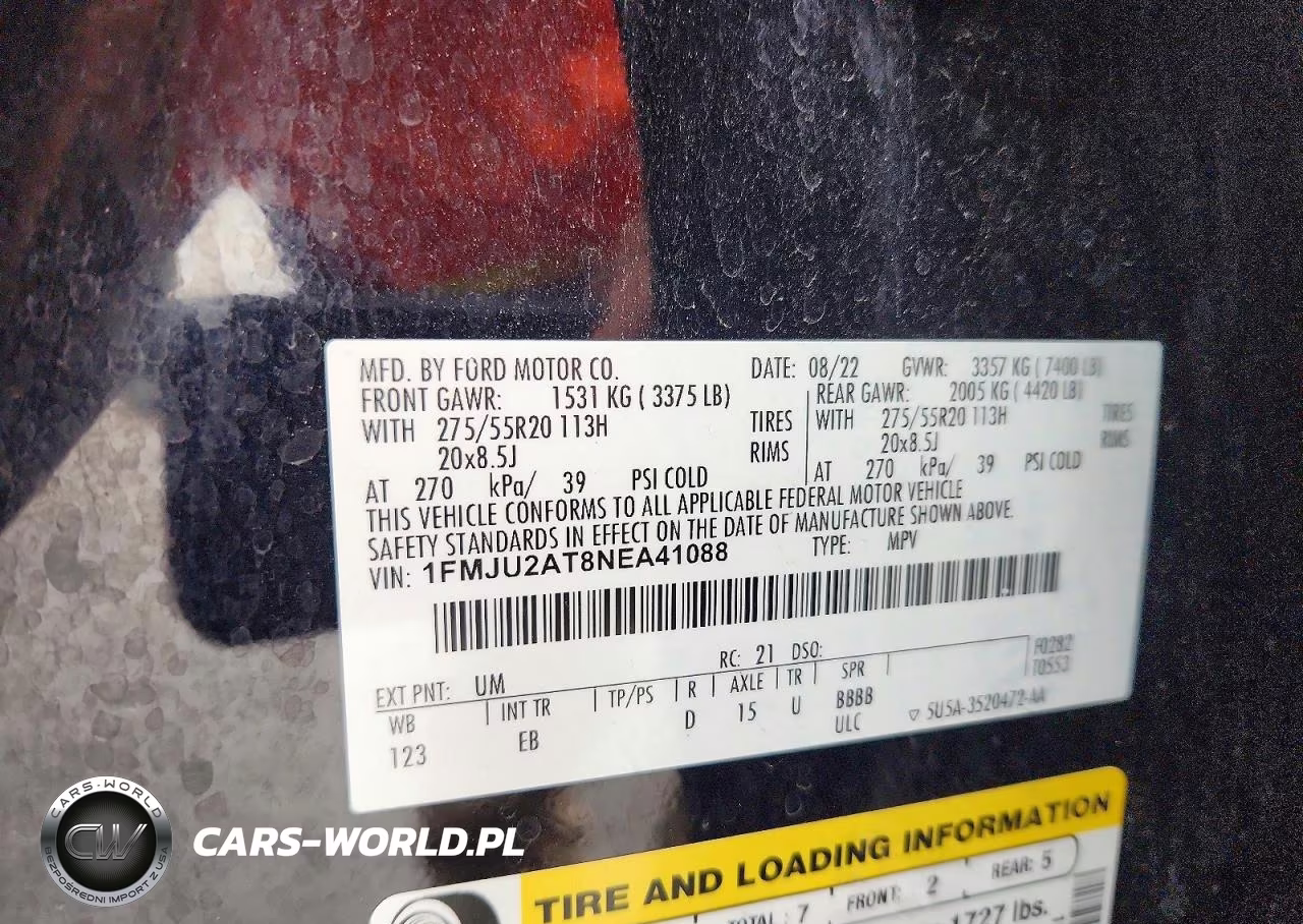 2022 Ford Expedition Limited VIN:1FMJU2AT8NEA41088 - 13