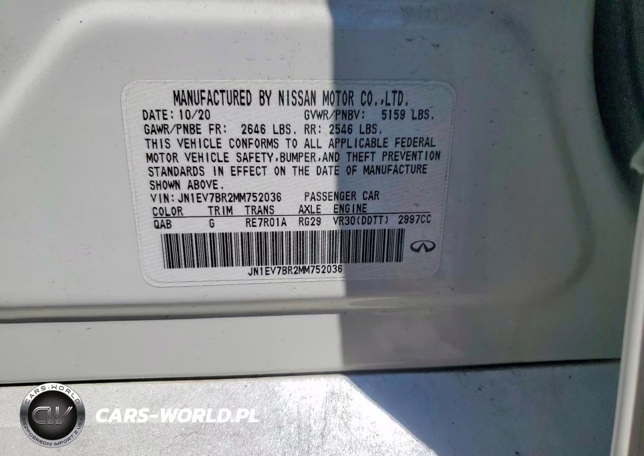 2021 Infiniti Q50 Luxe VIN:JN1EV7BR2MM752036 - 12