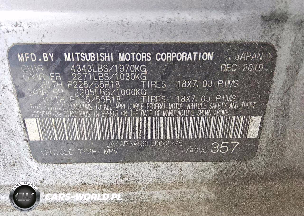 2020 Mitsubishi Outlander Sport Es VIN:JA4AR3AU9LU022275 - 13