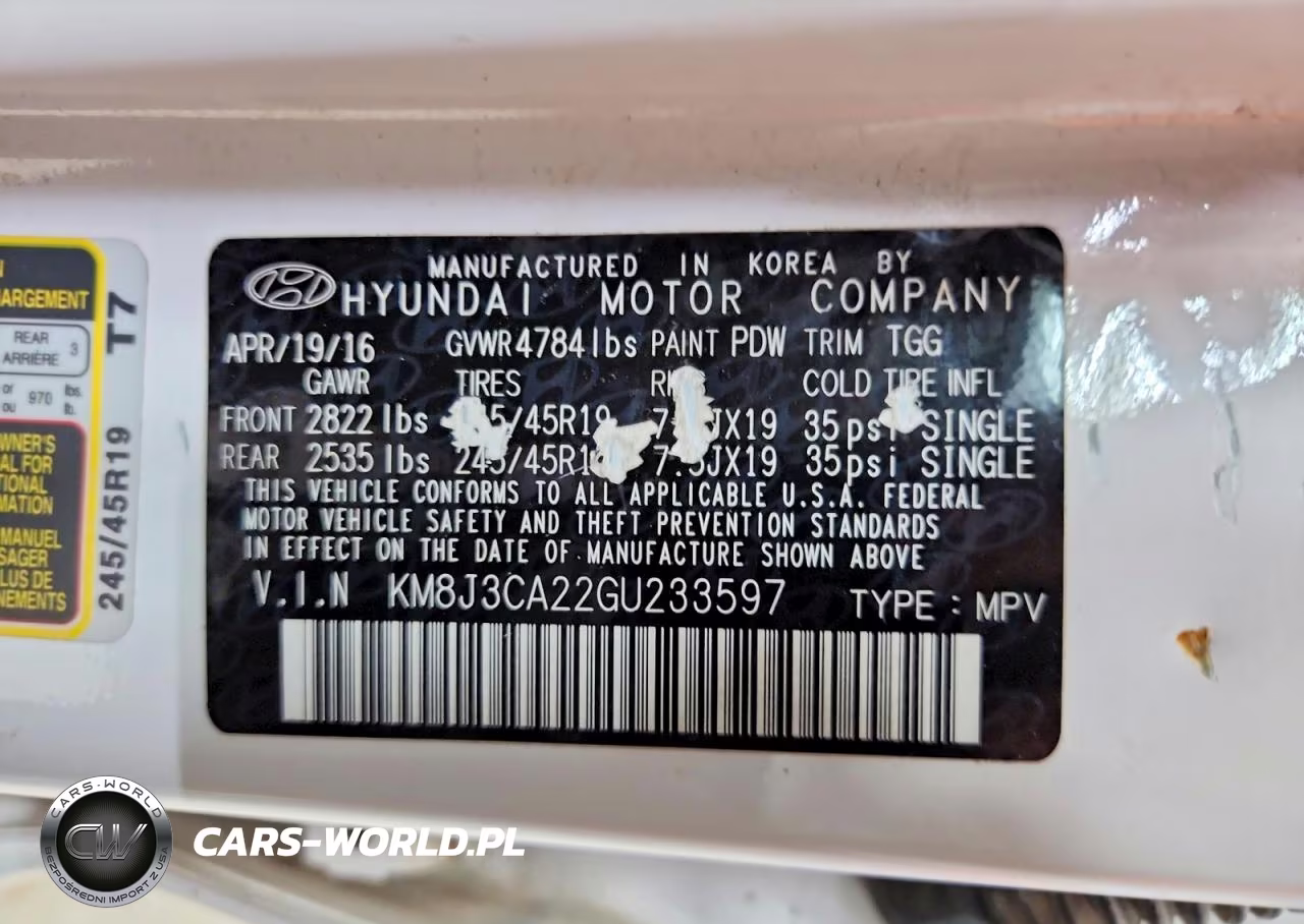 2016 Hyundai Tucson Sport VIN:KM8J3CA22GU233597 - 13