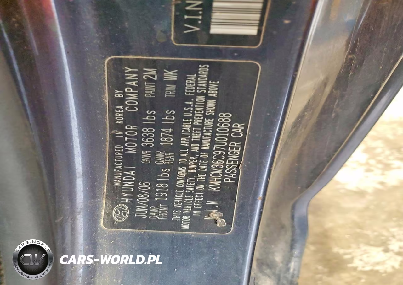 2007 Hyundai Accent Gs VIN:KMHCM36C97U010688 - 13