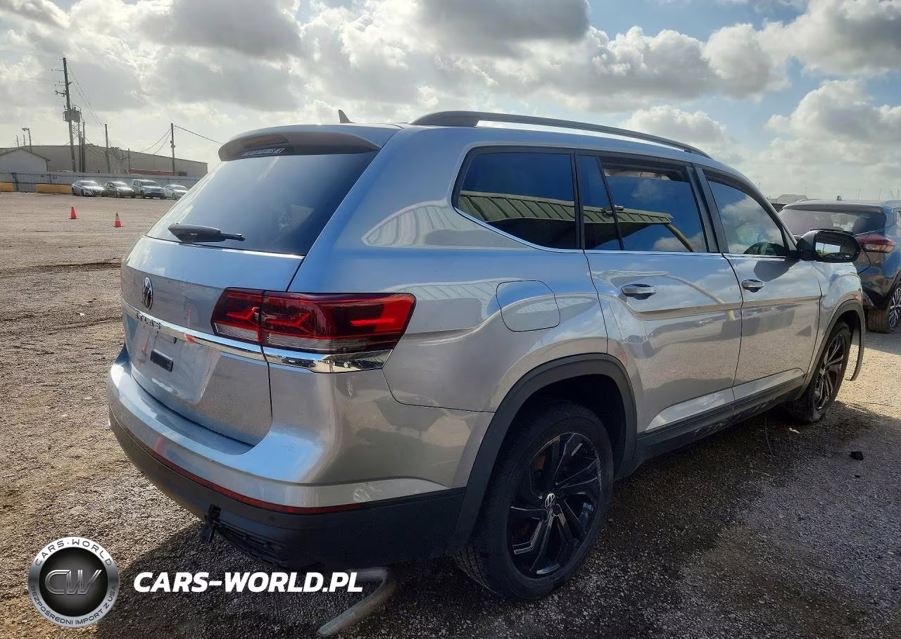 2021 Volkswagen Atlas Se VIN:1V2JP2CA7MC595836 - 3