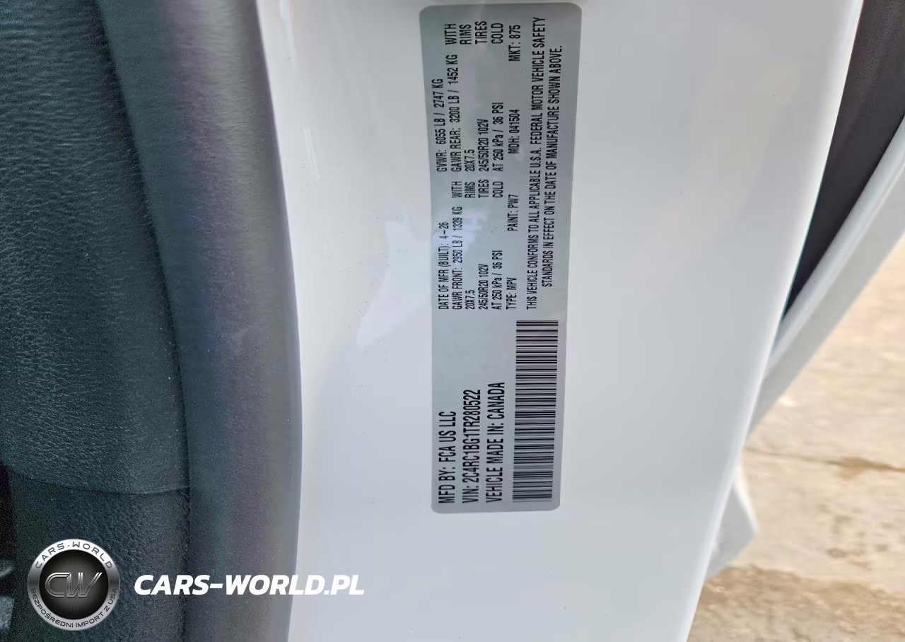 2026 Chrysler Pacifica Select VIN:2C4RC1BG1TR280522 - 13