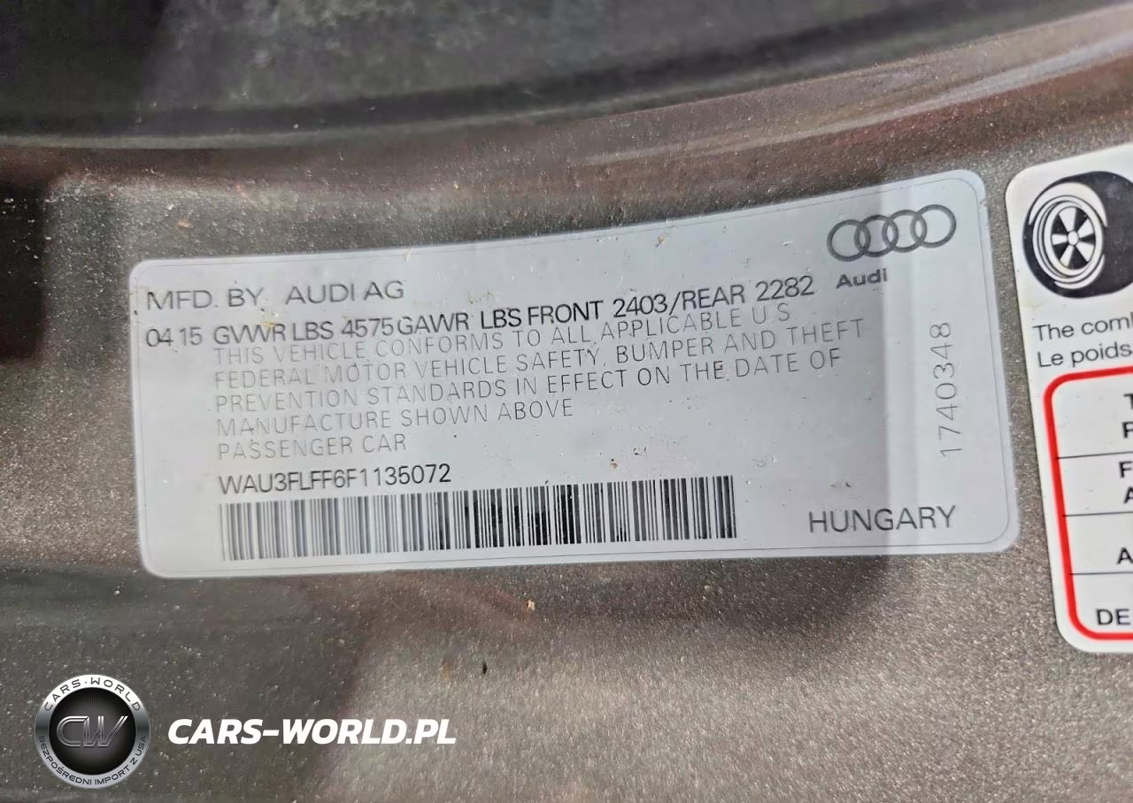 2015 Audi A3 Premium Plus VIN:WAU3FLFF6F1135072 - 12