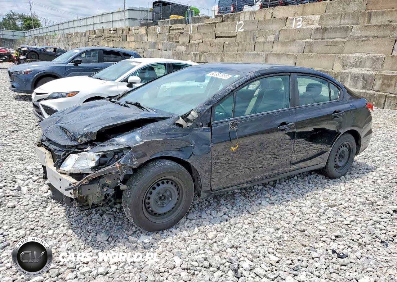 2013 Honda Civic Lx VIN:19XFB2F53DE212584 - 1
