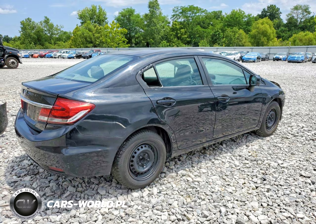 2013 Honda Civic Lx VIN:19XFB2F53DE212584 - 3
