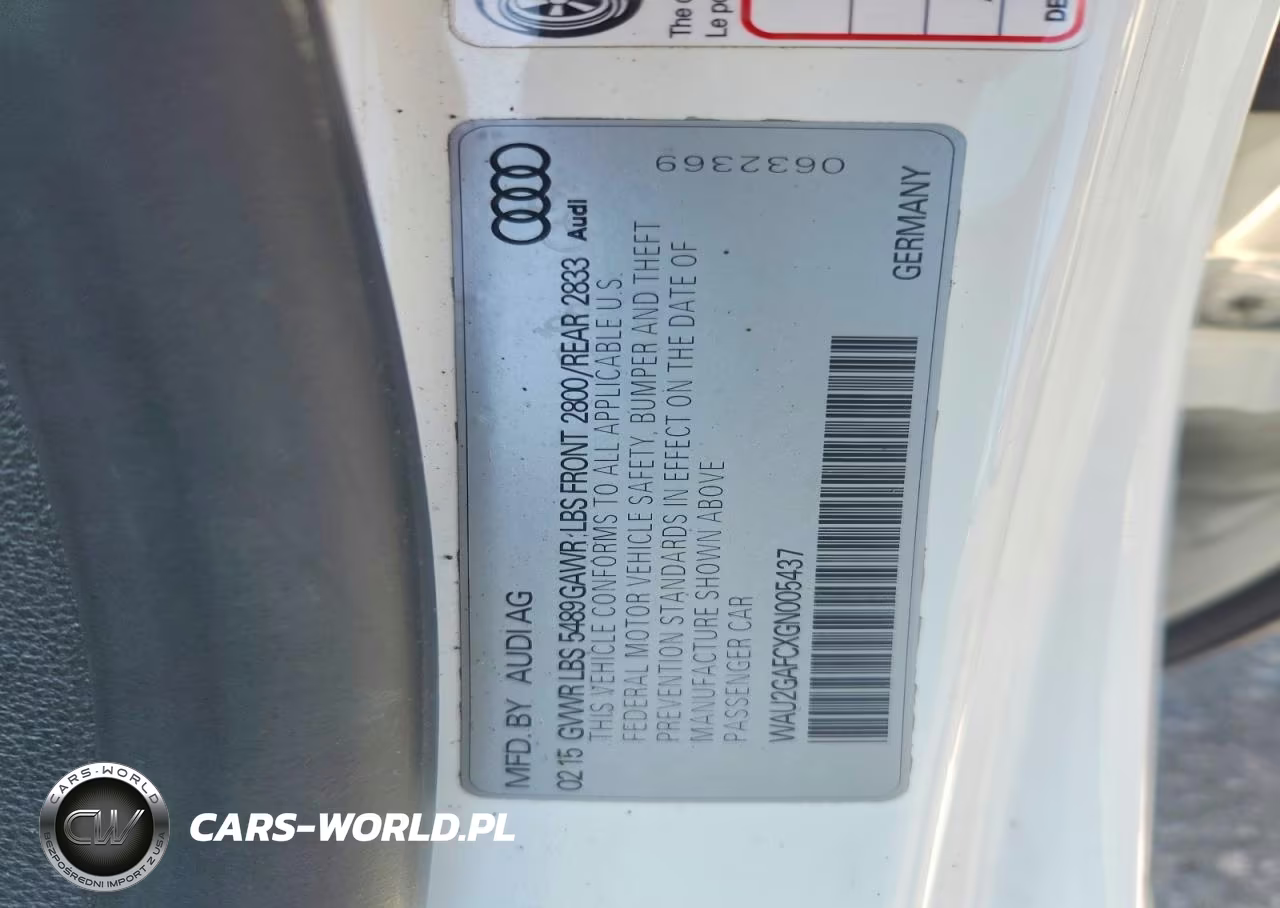 2016 Audi A7 Prestige VIN:WAU2GAFCXGN005437 - 12