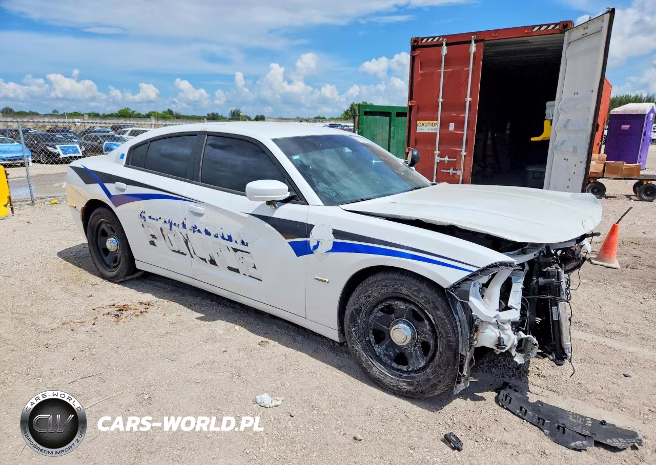 2019 Dodge Charger Police VIN:2C3CDXAT3KH581676 - 4