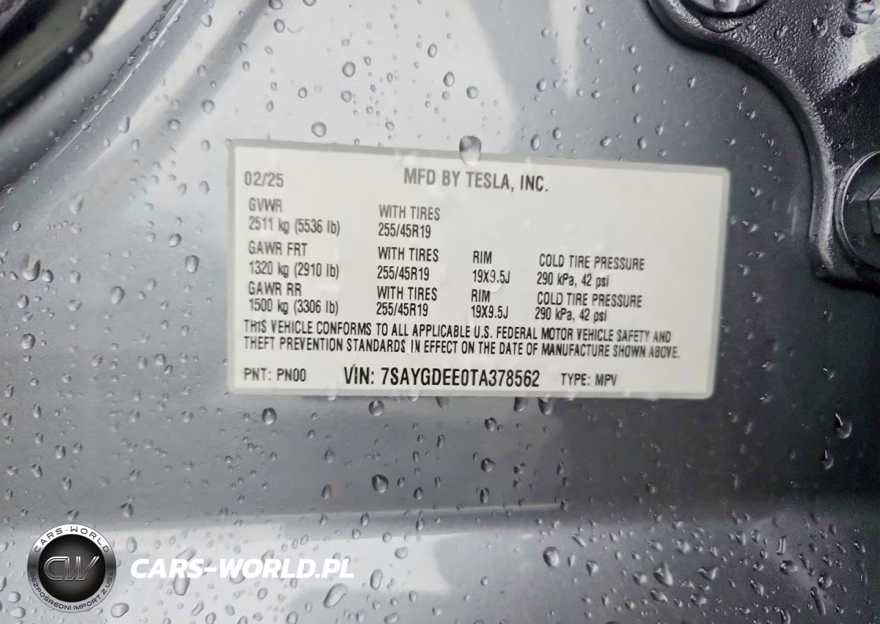 2026 Tesla Model Y VIN:7SAYGDEE0TA378562 - 13