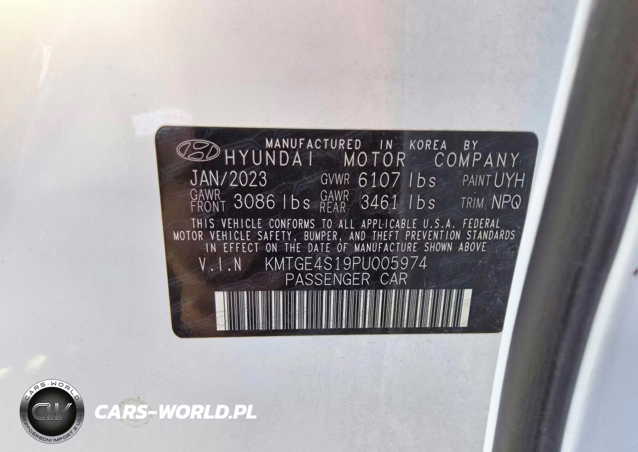 2023 Genesis Electrified G80 Base VIN:KMTGE4S19PU005974 - 12