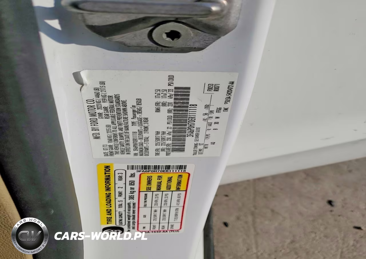 2014 Ford Fusion Se VIN:3FA6P0H70ER111118 - 12