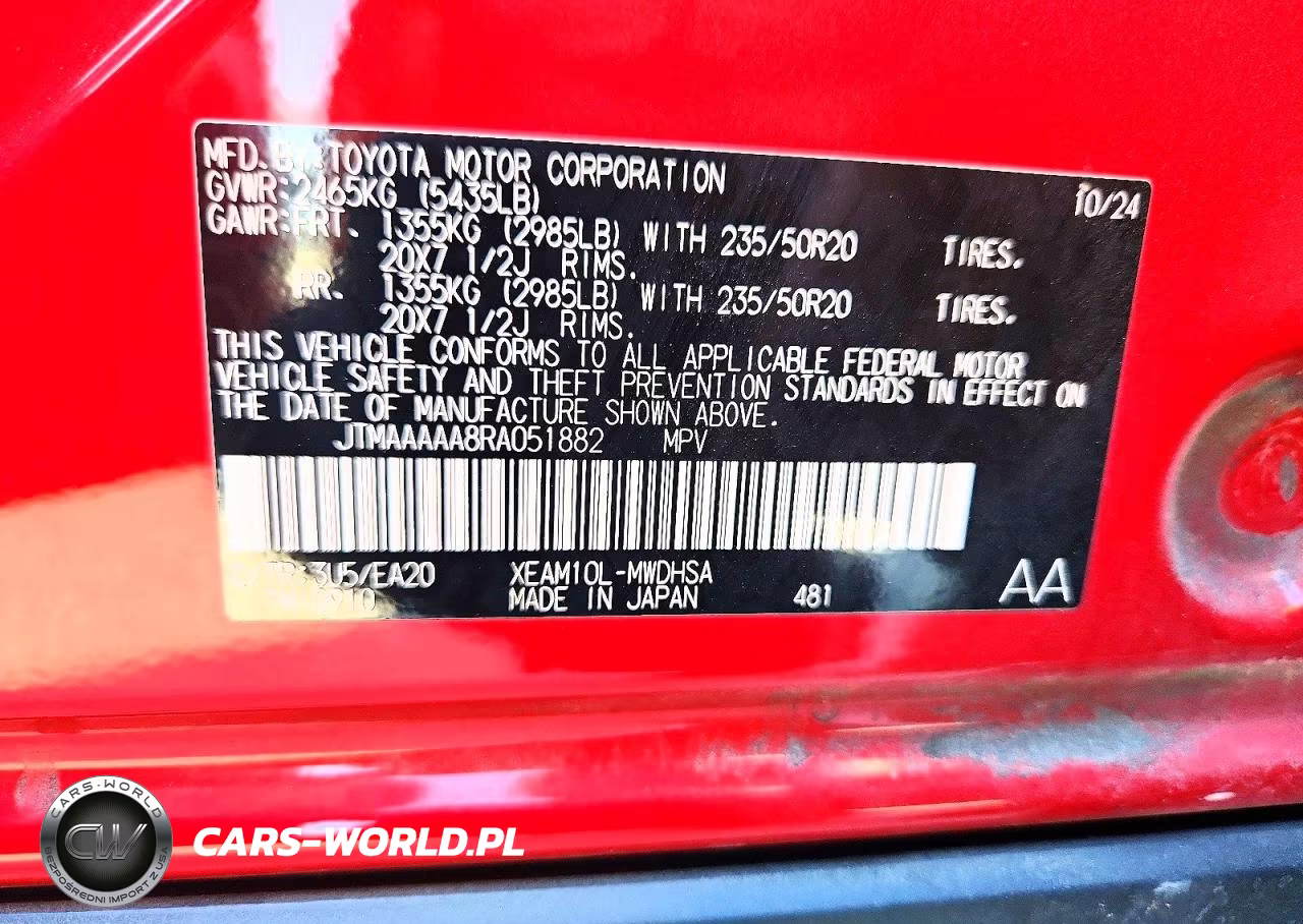 2024 Toyota Bz4X Limited VIN:JTMAAAAA8RA051882 - 13