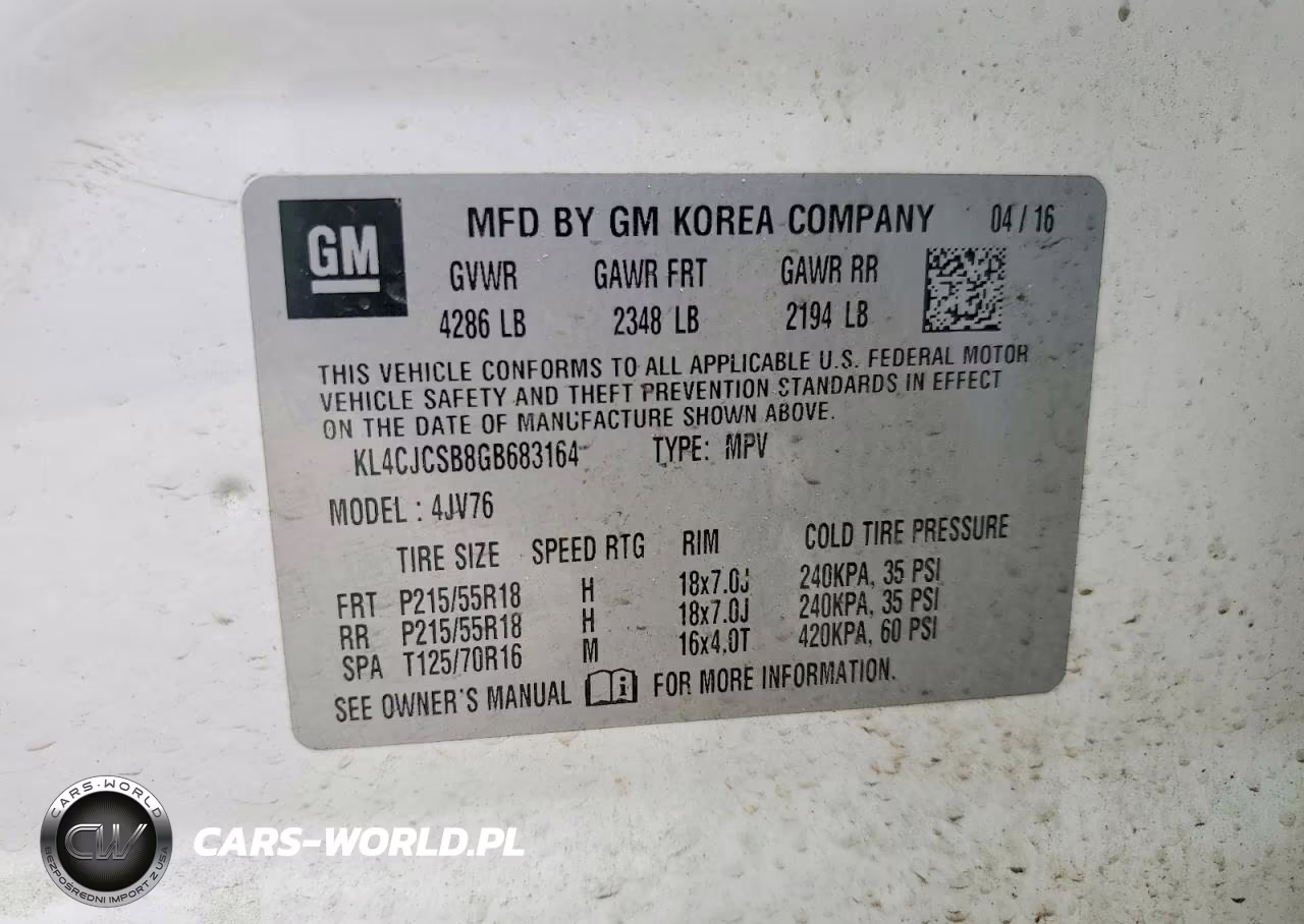2016 Buick Encore VIN:KL4CJCSB8GB683164 - 12
