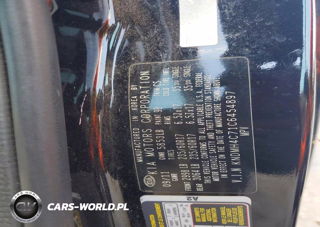 2012 Kia Sedona Ex VIN:KNDMH4C71C6454897 - 14