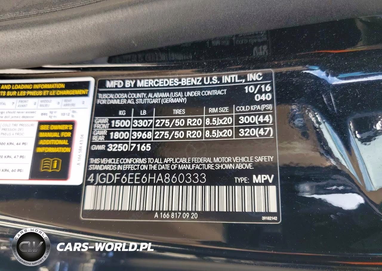 2017 Mercedes-Benz Gls 450 4Matic VIN:4JGDF6EE6HA860333 - 13