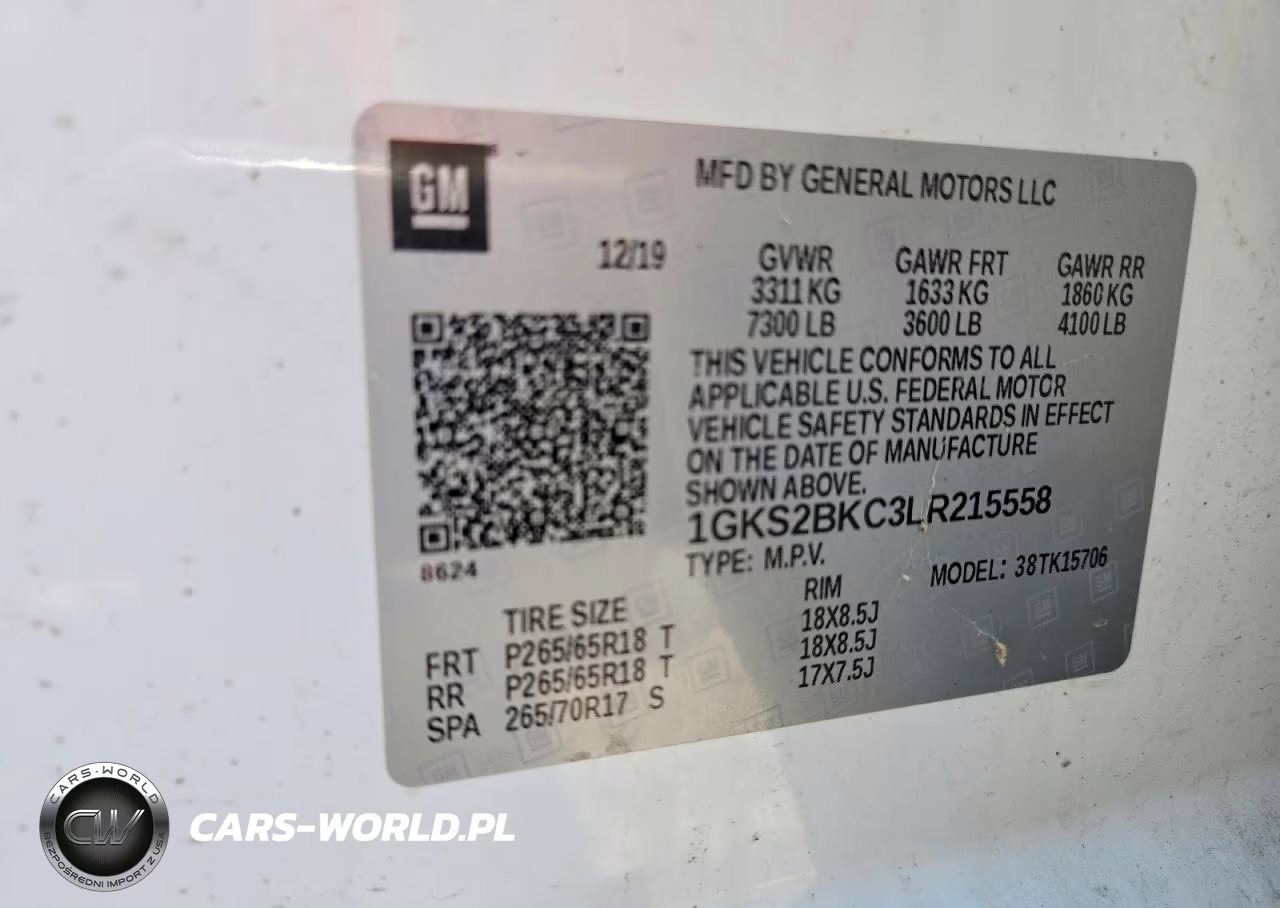2020 GMC Yukon Slt VIN:1GKS2BKC3LR215558 - 14