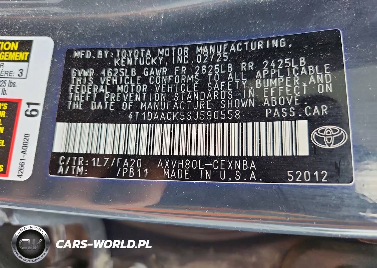 2025 Toyota Camry Le VIN:4T1DAACK5SU590558 - 12