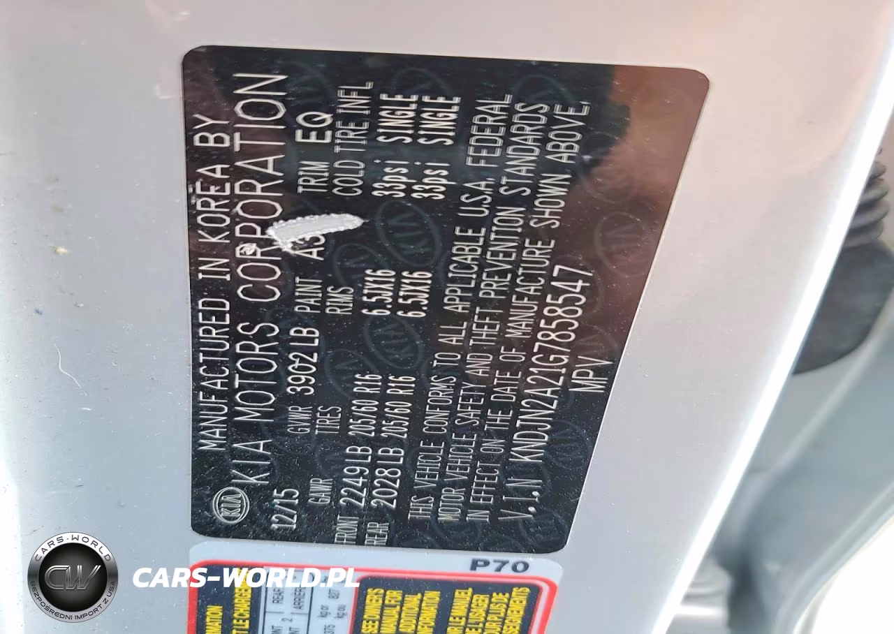 2016 Kia Soul Base VIN:KNDJN2A21G7858547 - 14
