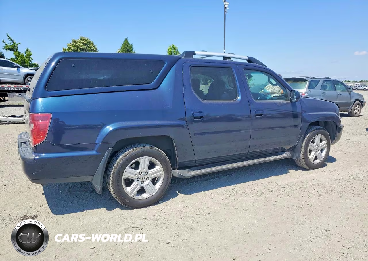 2010 Honda Ridgeline Rtl VIN:5FPYK1F50AB007823 - 3