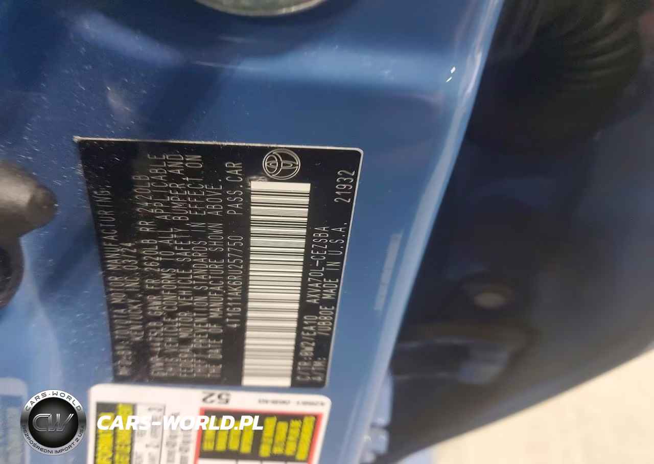 2024 Toyota Camry Se VIN:4T1G11AK6RU257750 - 12