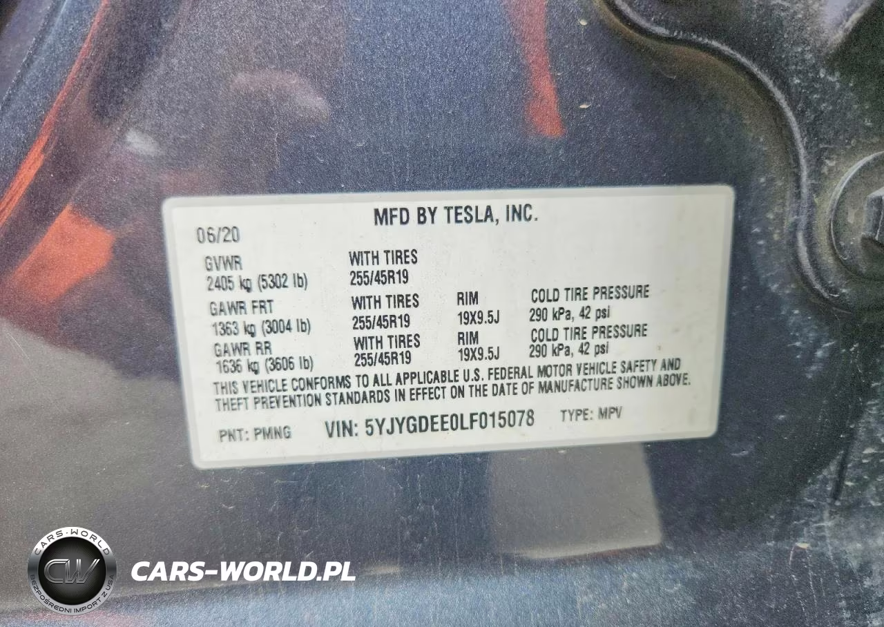 2020 Tesla Model Y VIN:5YJYGDEE0LF015078 - 13