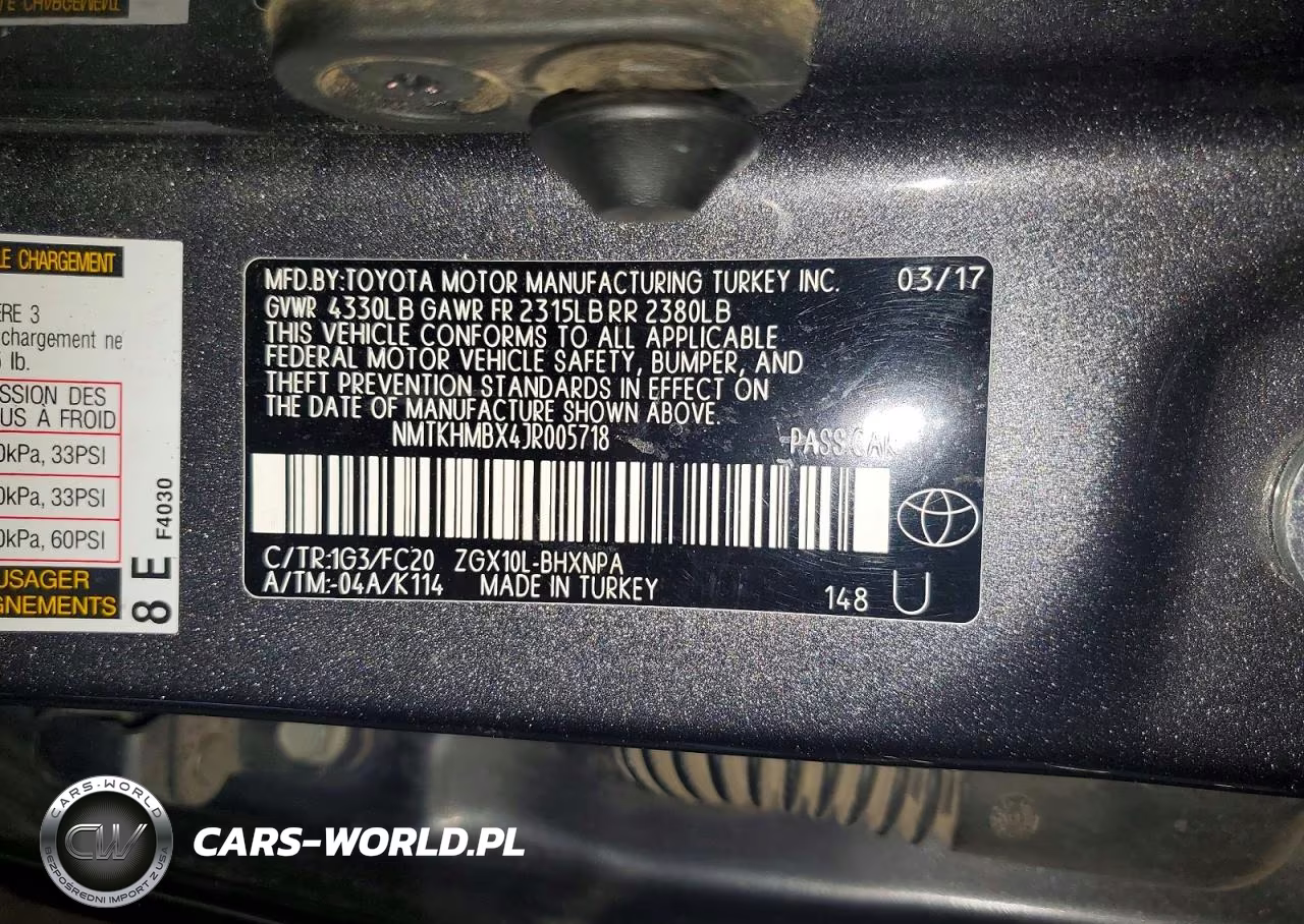 2018 Toyota C-Hr Xle VIN:NMTKHMBX4JR005718 - 13