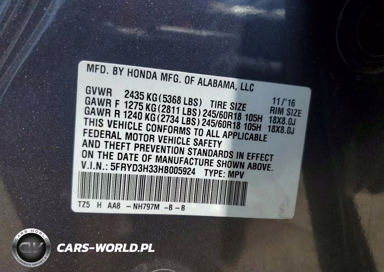 2017 Acura Mdx VIN:5FRYD3H33HB005924 - 14