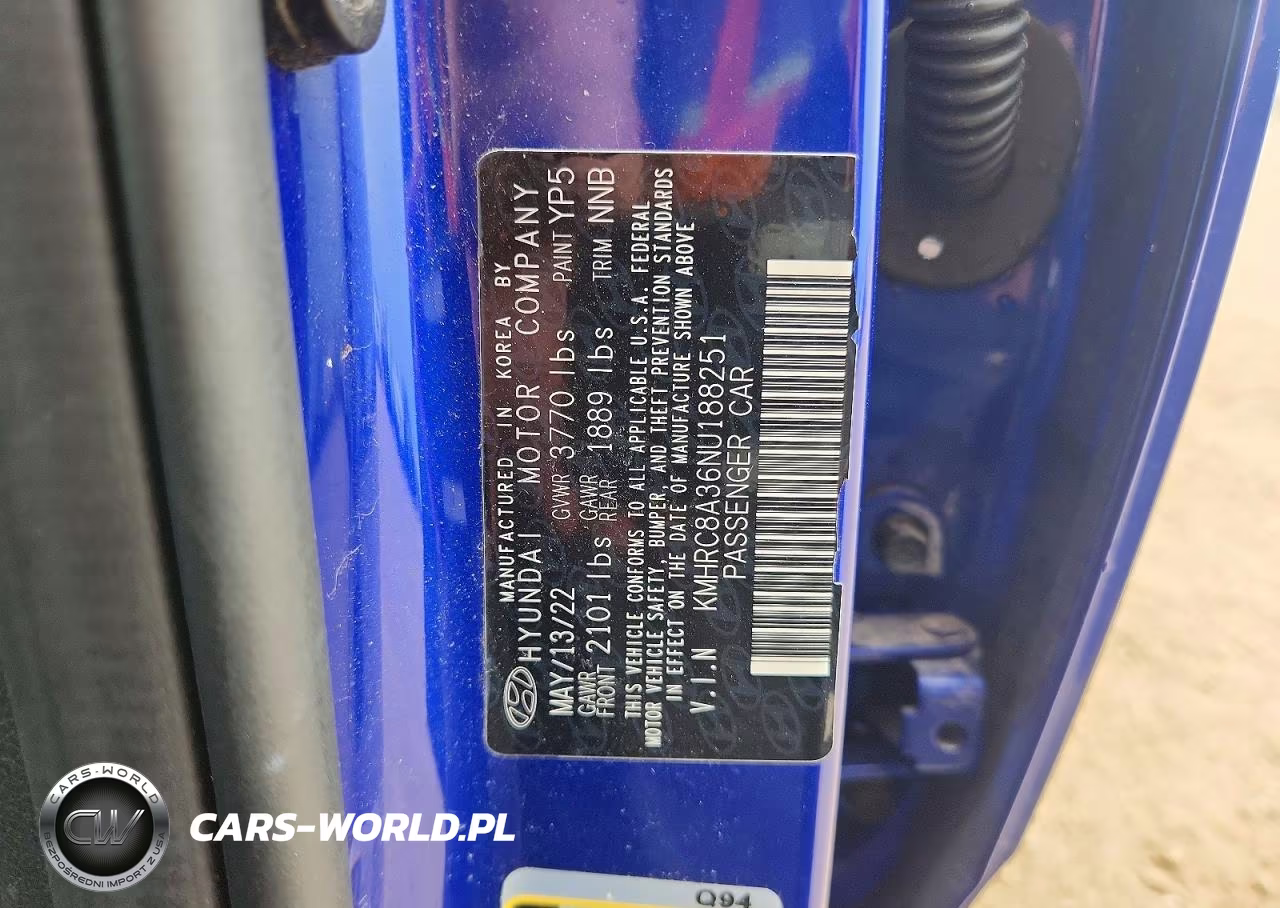 2022 Hyundai Venue Limited VIN:KMHRC8A36NU188251 - 13
