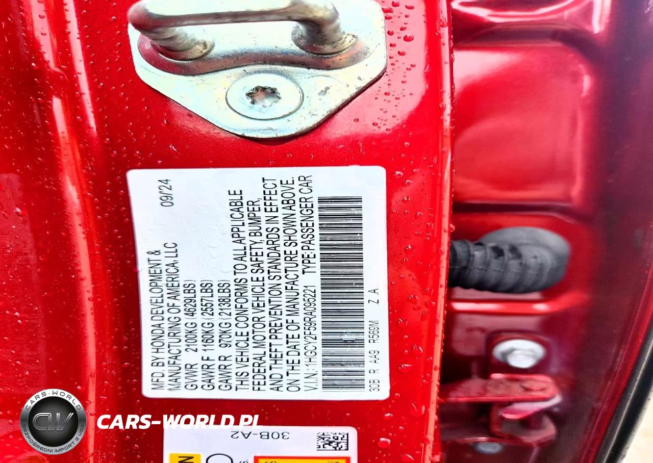 2024 Honda Accord Hybrid Sport VIN:1HGCY2F59RA095221 - 12