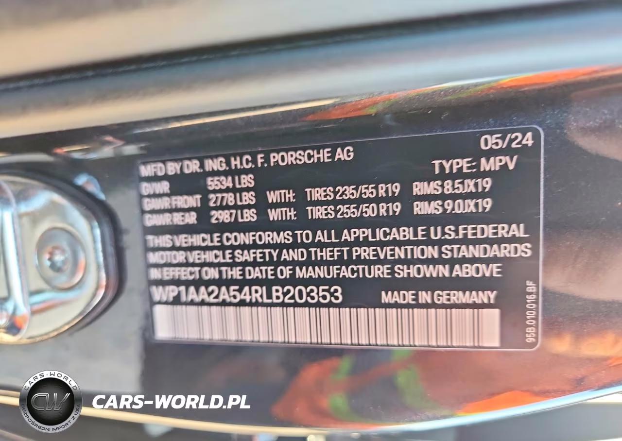 2024 Porsche Macan Base VIN:WP1AA2A54RLB20353 - 13