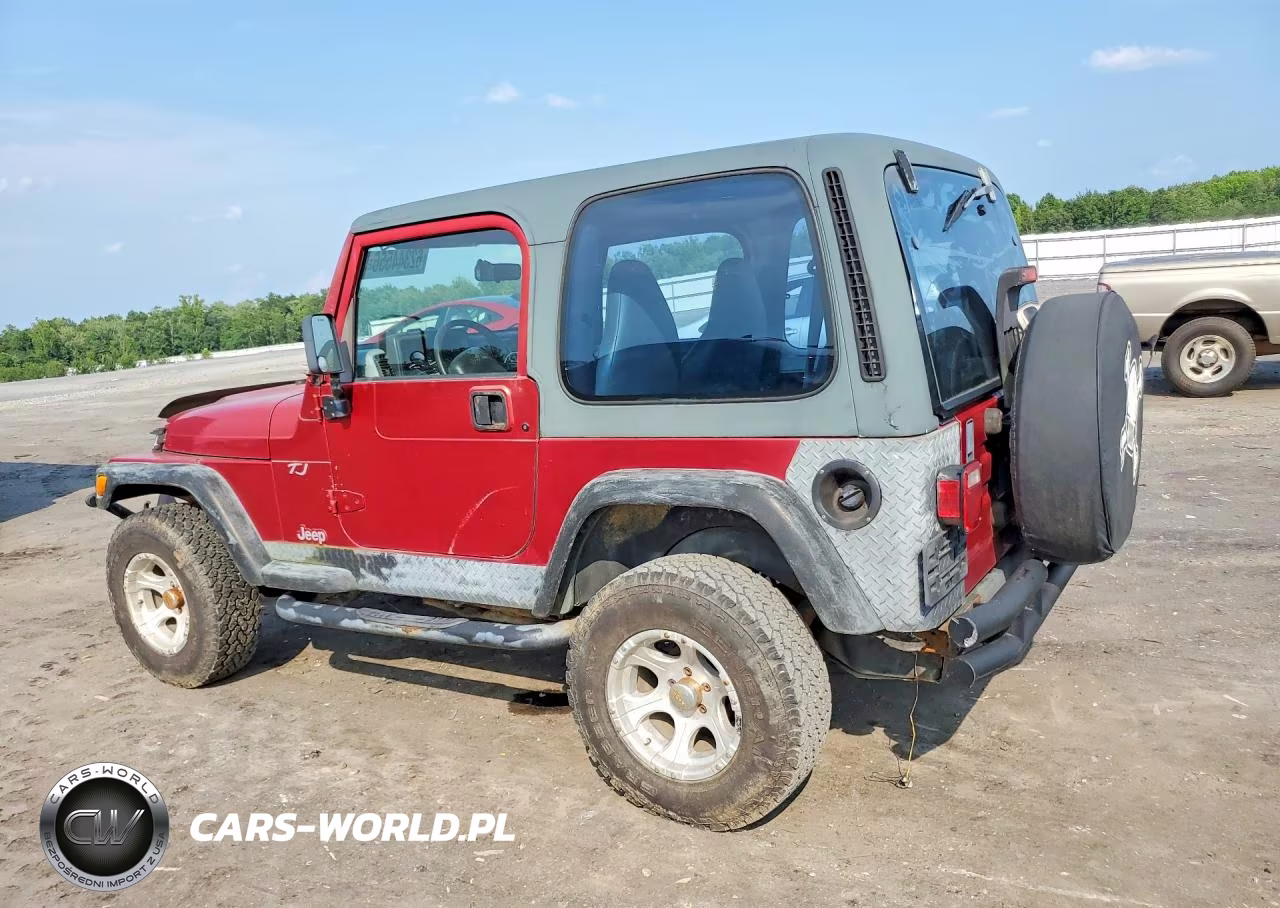 1998 Jeep Wrangler - Tj Se VIN:1J4FY29P0WP783376 - 2