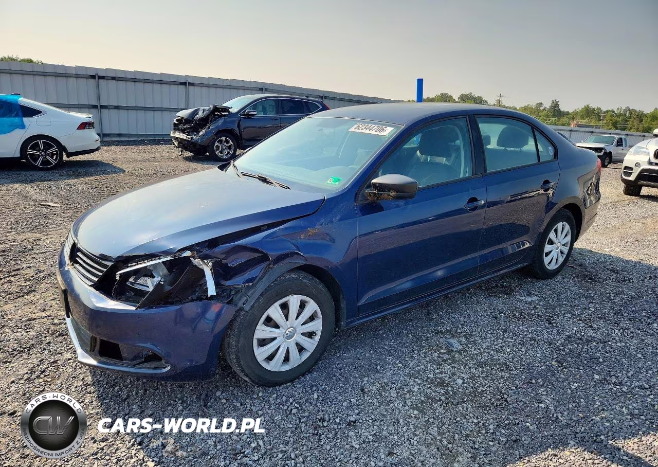 2013 Volkswagen Jetta Base VIN:3VW1K7AJ9DM287837 - 1