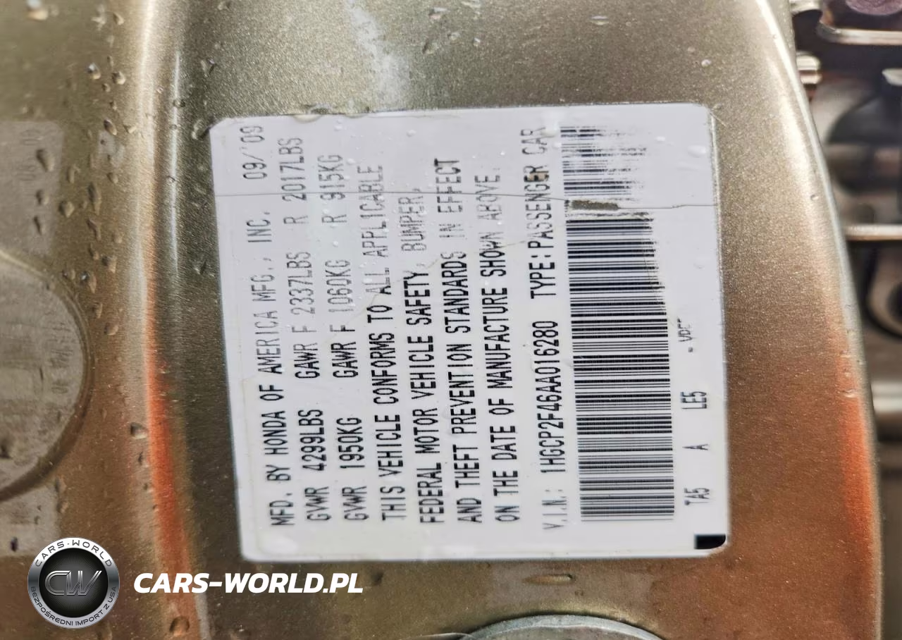 2010 Honda Accord Lxp VIN:1HGCP2F46AA016280 - 13