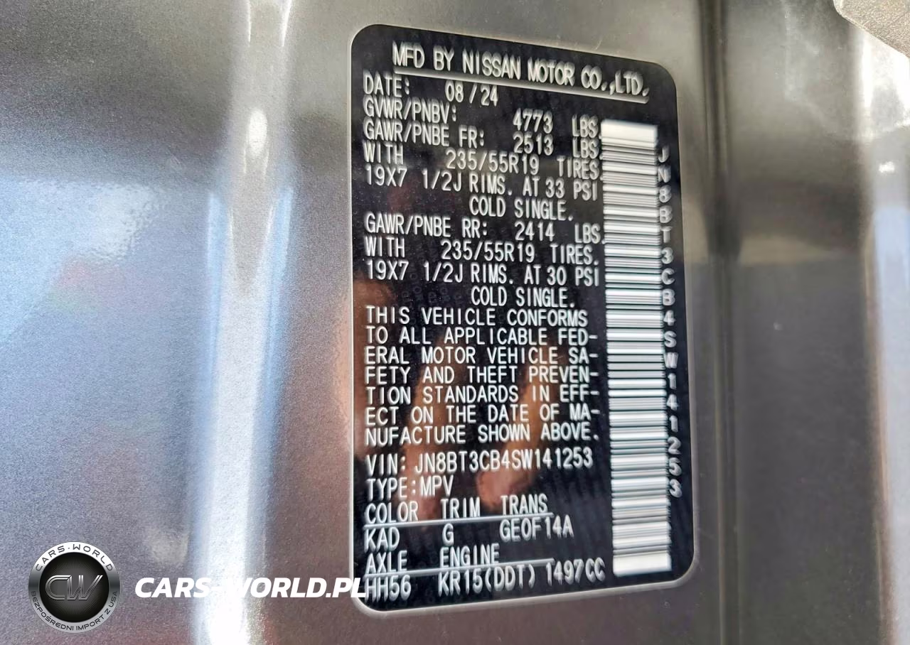 2025 Nissan Rogue Sl VIN:JN8BT3CB4SW141253 - 13